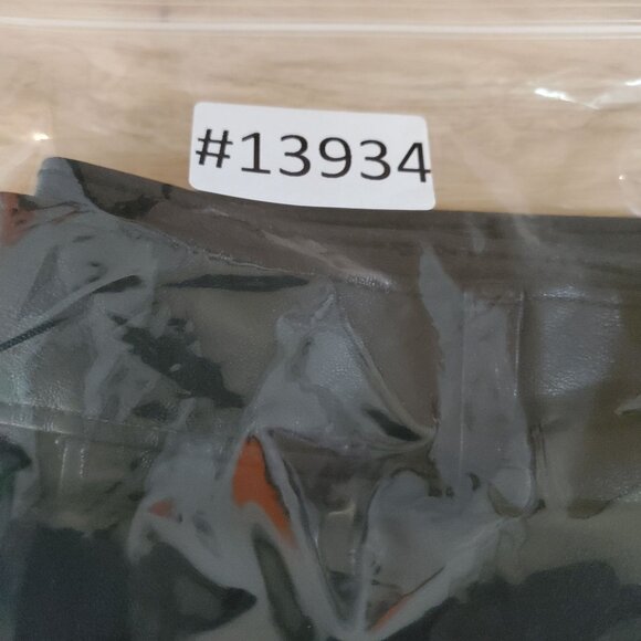 Levis Pants Womens 28 Premium Black Faux Leather Pants Math Club Slacks - Picture 11 of 11